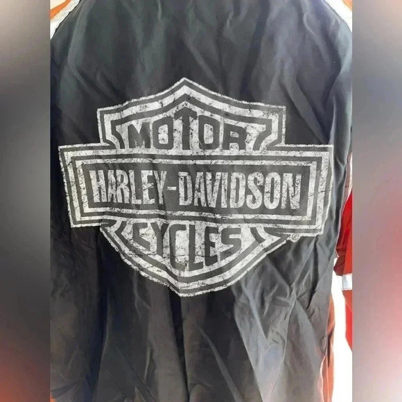 Vintage Harley Davidson | Hooded Rain Jacket | Taped Seams | Men’s Small - Picture 6 of 9